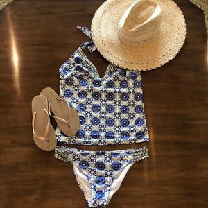 Cremieux Tankini Swimsuit - Large